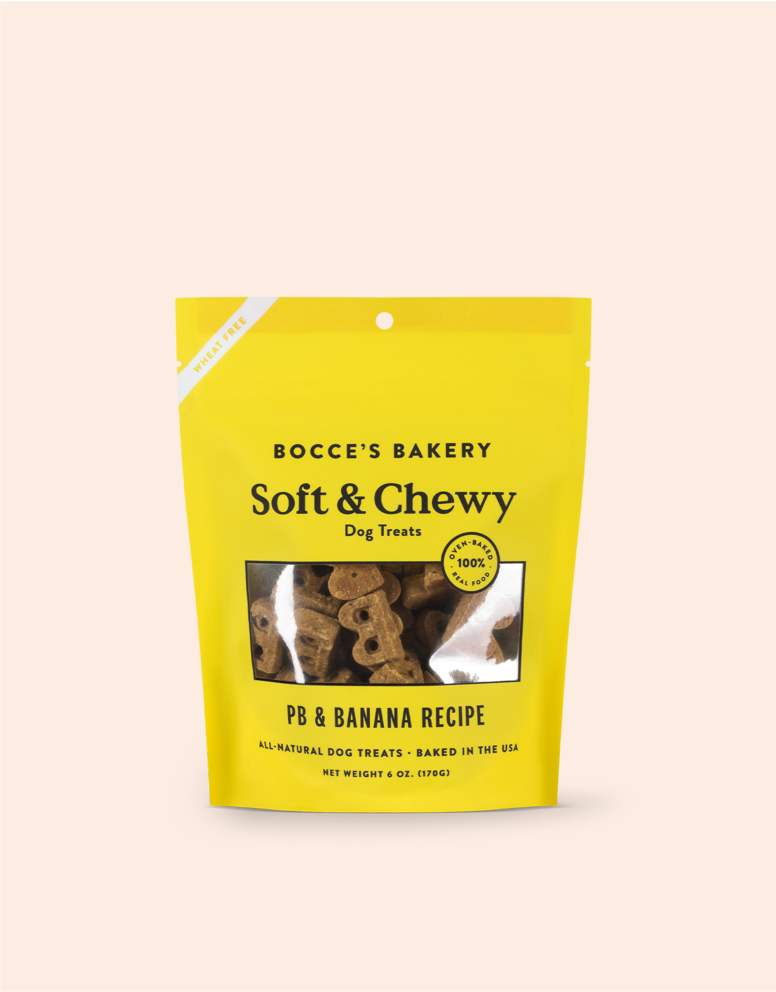 Bocce's Bakery Basics Soft & Chewy Peanut Butter Banana