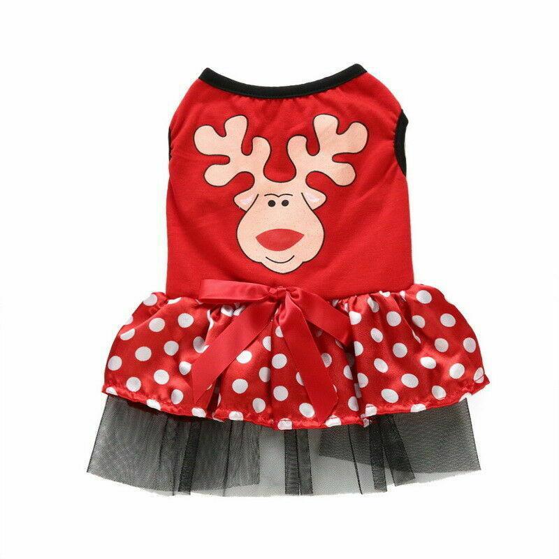 Christmas Dress Christmas Moose - Mr Mochas Pet Supplies