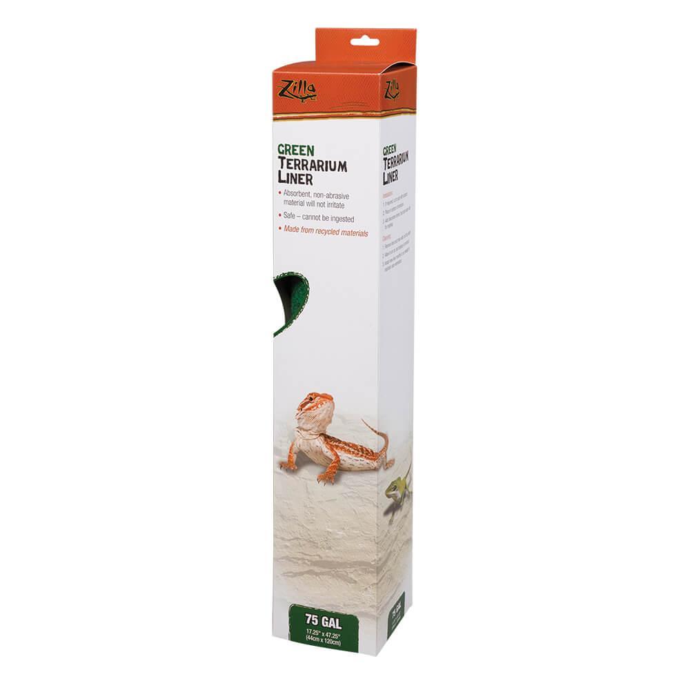 Zilla Reptile Terrarium Liners Green