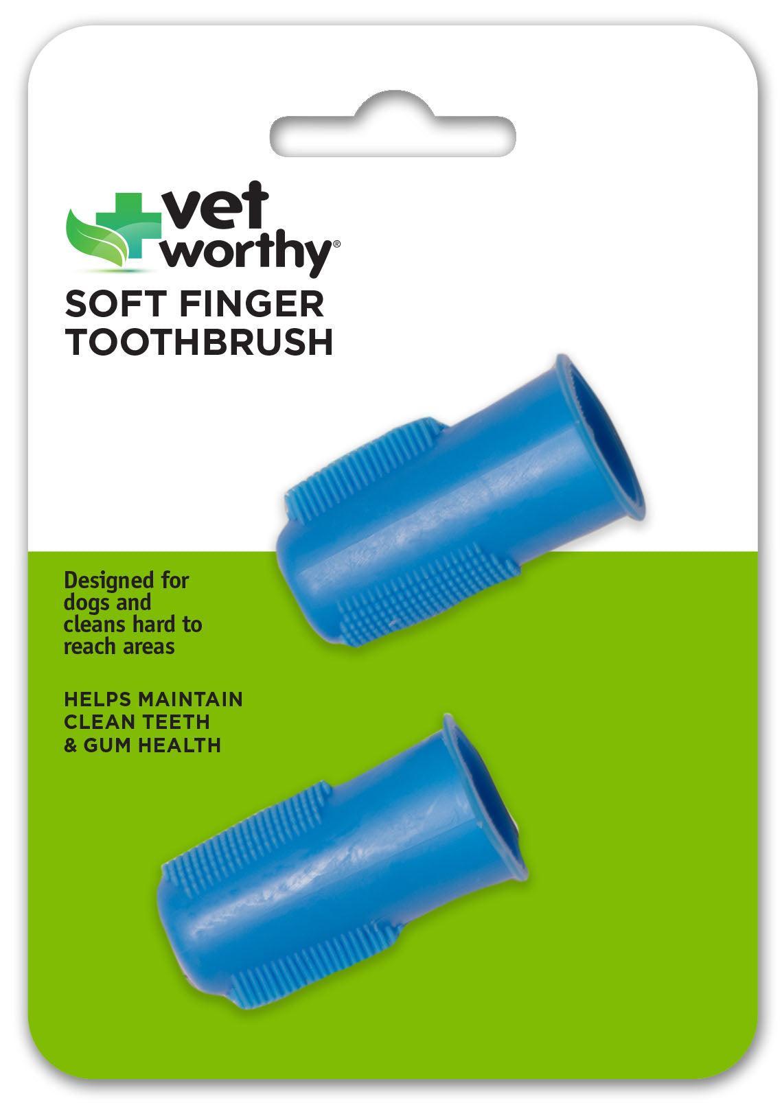 Vet Worthy Pet Fingerbrush (Set of 2)