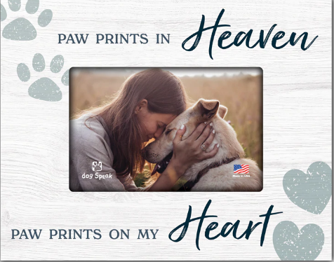 Paw Prints on My Heart Frame