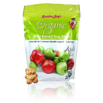 Grandma Lucy's Dog Treats Organic Baked Apple 14 oz - Mr Mochas Pet Supplies