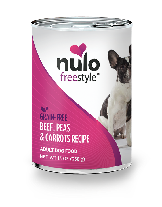 Nulo Can Beef Peas & Carrots 13oz - Mr Mochas Pet Supplies