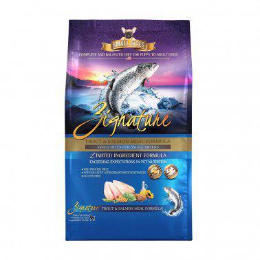 Zignature Dog Dry GF Small Bites Trout & Salmon Formula - Mr Mochas Pet Supplies