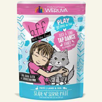 Weruva Cat BFF Play Pouch GF Duck & Tuna - Tap Dance 3 oz - Mr Mochas Pet Supplies