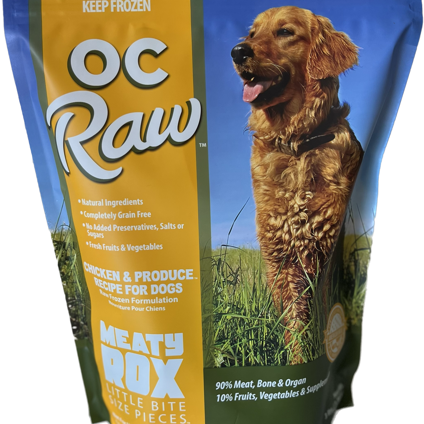 OC Raw Dog Chicken & Produce