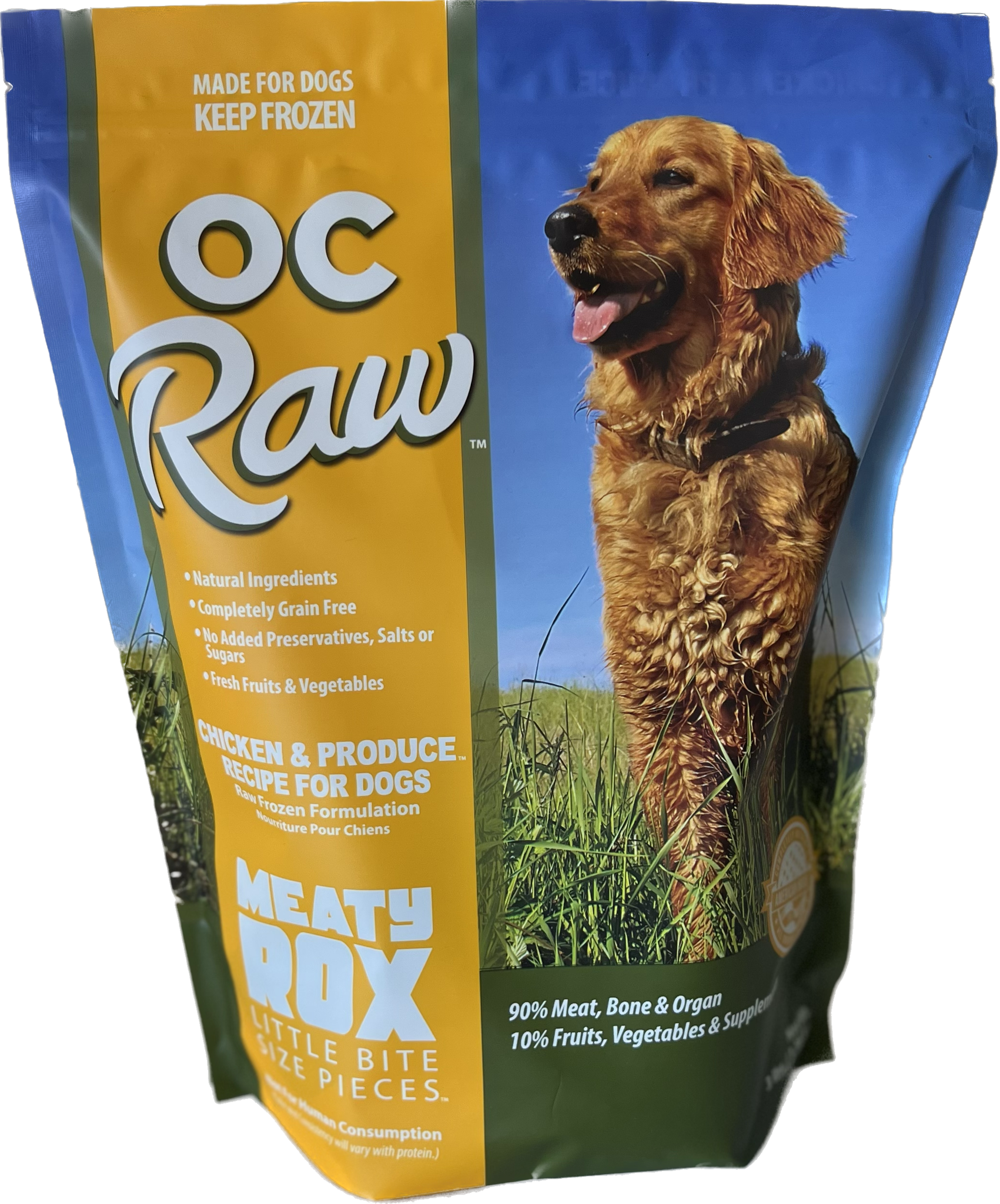 OC Raw Dog Chicken & Produce