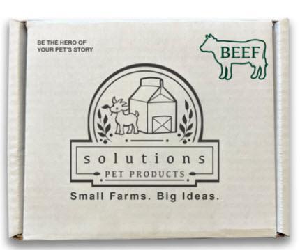 Solutions Frozen Dog Food Beef
