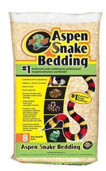 ZOOMED Aspen Snake Bedding 24qt