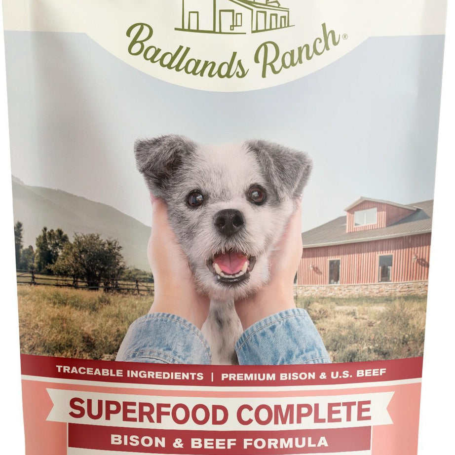 Badlands Ranch Complete Air Dried Superfood Bison & Beef Dog 24 oz