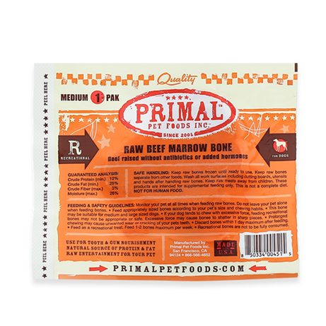 Primal FRZ Bone Beef Marrow