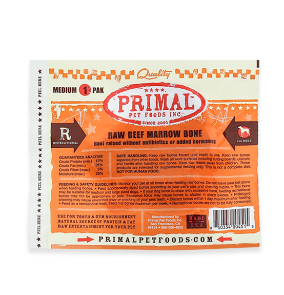 Primal FRZ Bone Beef Marrow