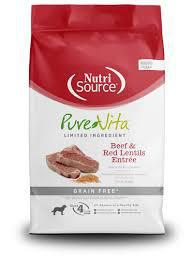 Nutri Source Pure Vita LTD ingredient Beef & Red Lentils Entrée