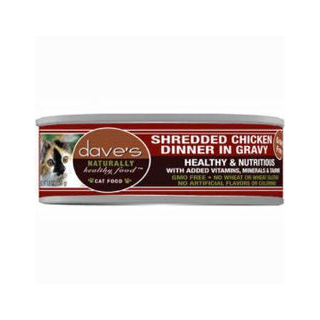 Dave's Cat Can Naturally Healthy Can Shredded Chicken Stew
