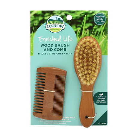 Oxbow Animal Health Enriched Life Small Animal Wood Brush & Comb