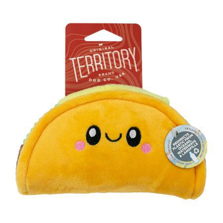 Territory Dog Toy Plush Taco 6"