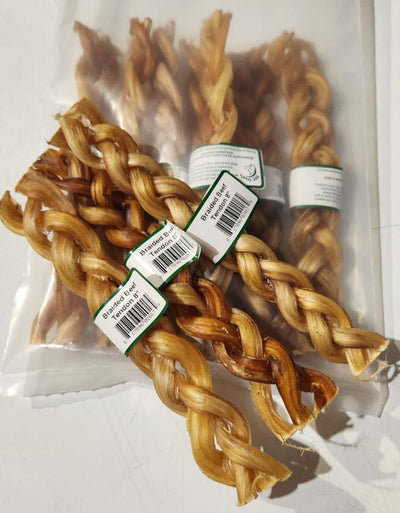 Braided Beef Tendon 8″