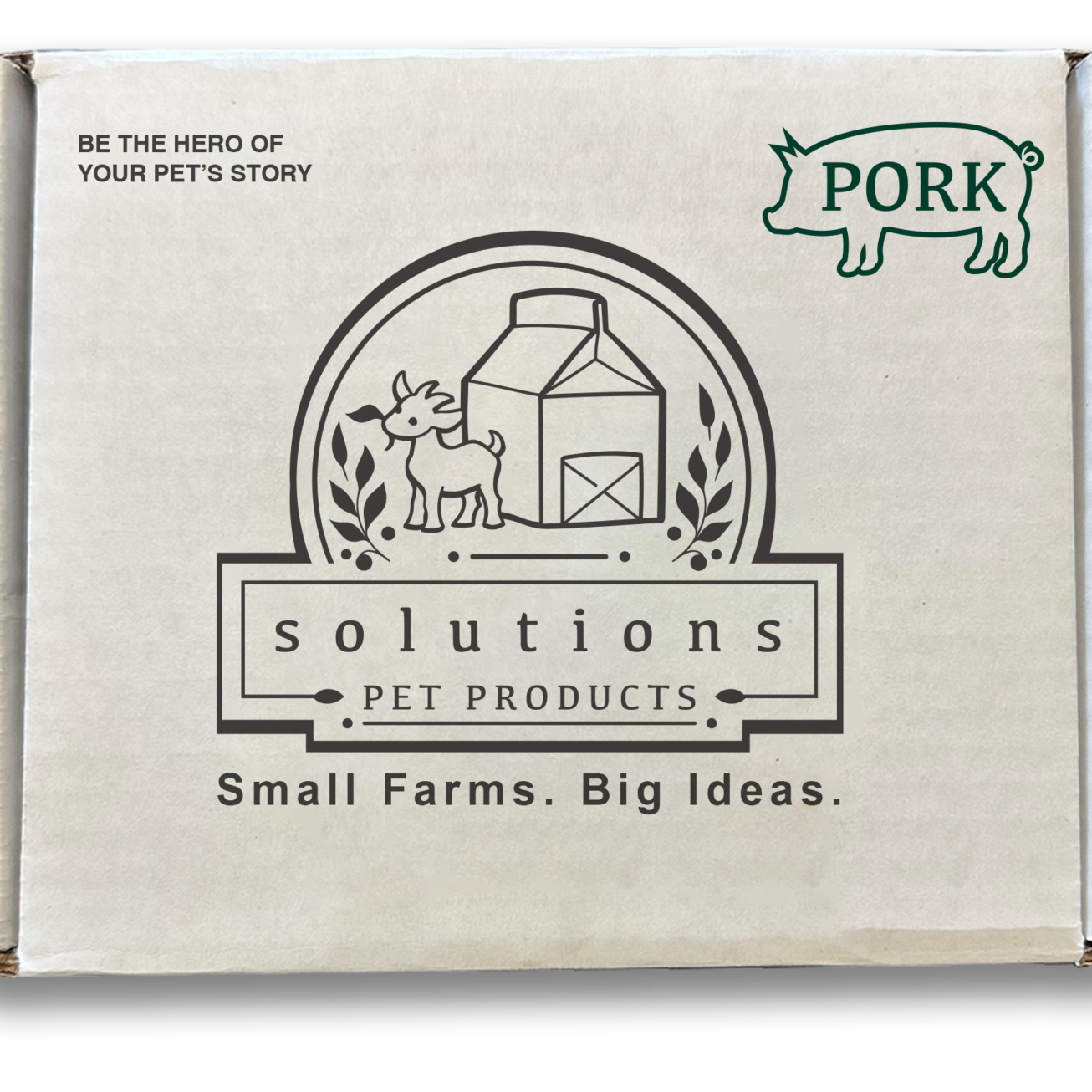 Solutions Frozen Dog Food Pork