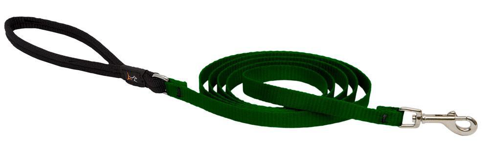 1/2in Green 6ft Leash, Lupine