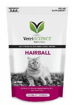 Vetri Science Cat Hairball 60 Count