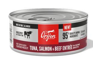 Orijen Cat Can Pate Tuna, Salmon & Beef
