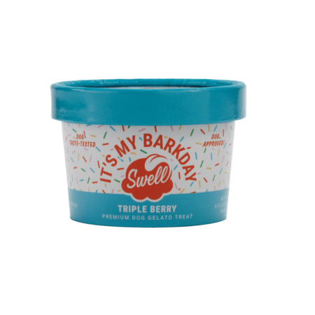Swell Gelato Dog Treat Frozen Its My Barkday, Triple Berry