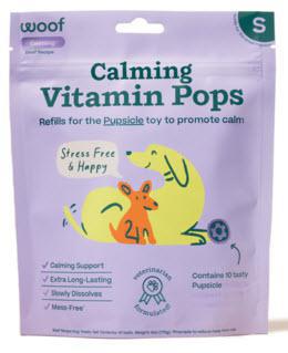 Woof Dog Treat Calming Wellness Refill Pops