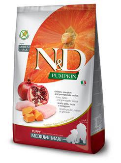 Farmina Dog Dry PUMPKIN GF Chicken & Pomegranate Puppy Medium Maxi 26.4#