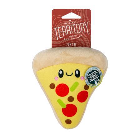 Territory Dog Toy Plush Pizza 6"