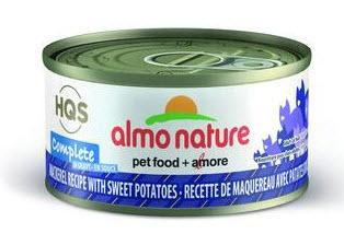 Almo Nature Cat Can Complete Mackerel with Sweet Potato 2.47oz
