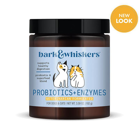 Bark & Whiskers Probiotics+Enzymes for Cats & Dogs