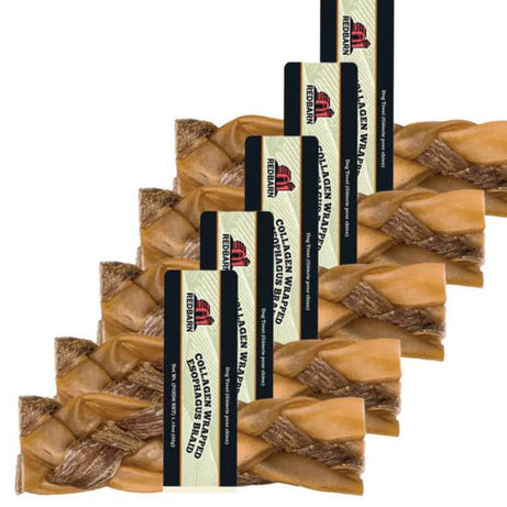 Redbarn Collagen Wrapped Esophagus Braid Medium