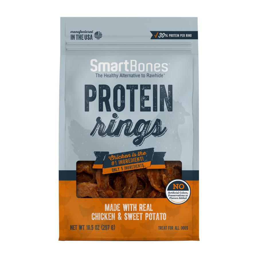 SmartBones Protein Rings Dog Treat Chicken