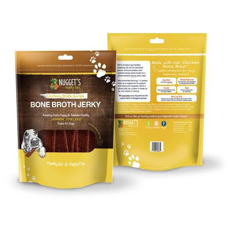 Nugget's Dog Treats Bone Broth Jerky Broth Turkey