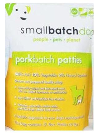 Small Batch Dog Frozen Sliders Pork