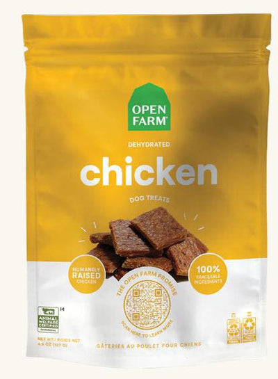 Open Farm Dog Treat GF Jerky Strips Chicken 5.6 oz
