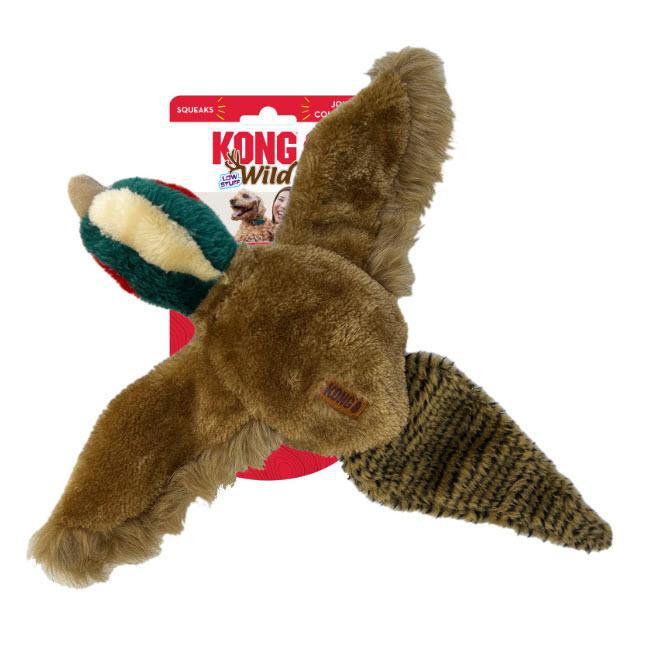 KONG Wild Low Stuff Creatures Dog Toy Pheasant