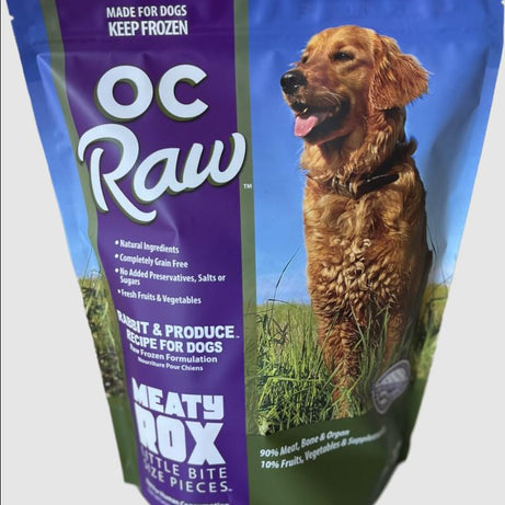 OC Raw Dog Frozen Food Rabbit & Produce
