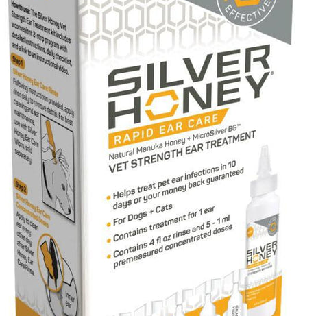 Silver Honey®: Rapid Ear Care: Vet Strength Ear Treatment for All Animals