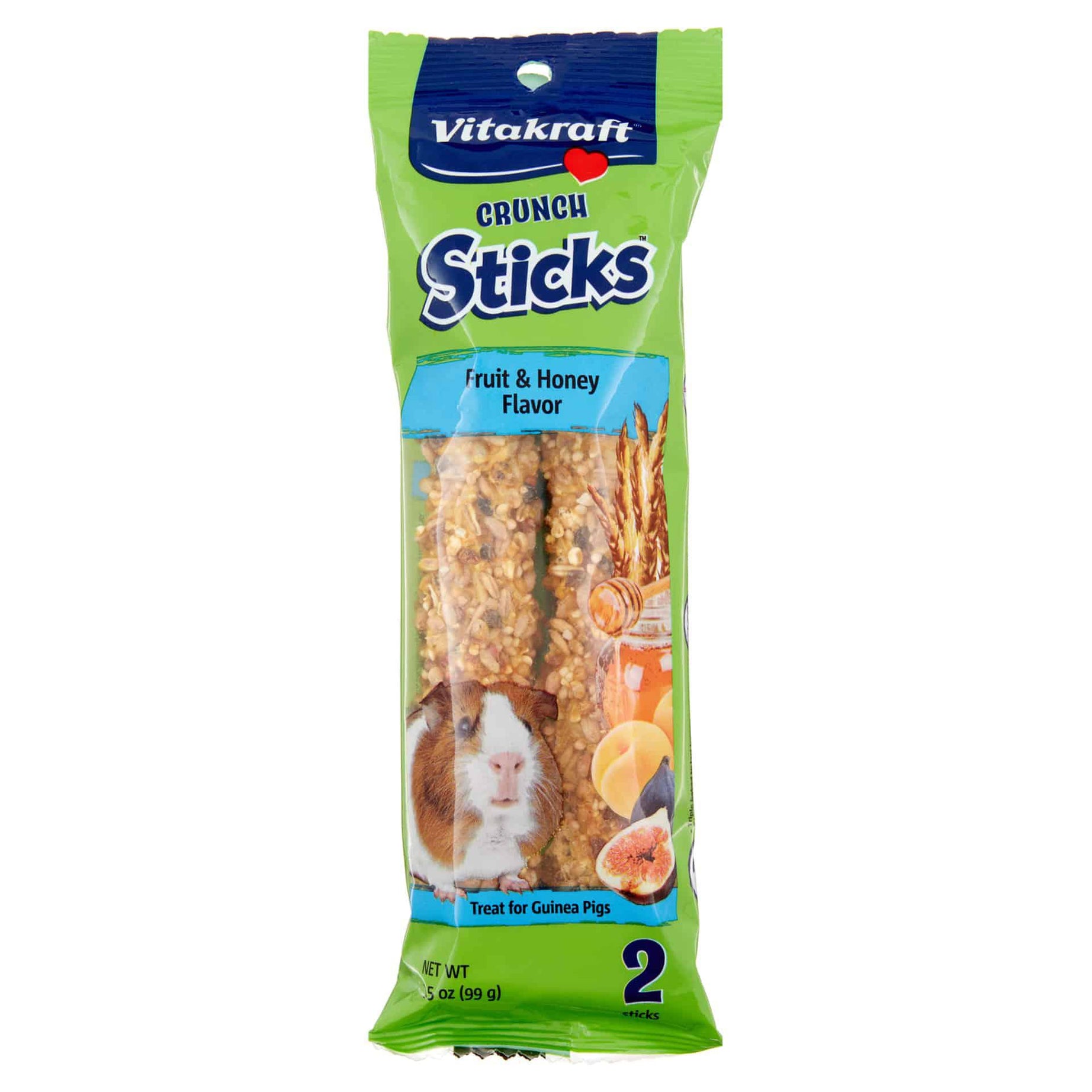 Vitakraft Crunch Sticks Fruit & Honey Flavor for Guinea Pigs