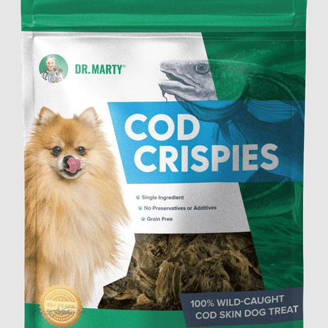 Dr. Marty Cod Crispies Dog Treat  4 oz