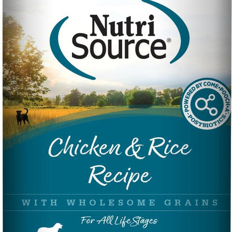 NutriSource Dog Can Chicken & Rice 13oz