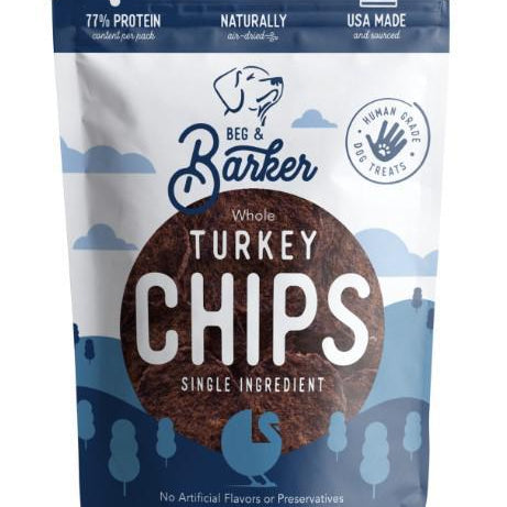 Beg & Barker Whole Turkey Chips Dog Treats