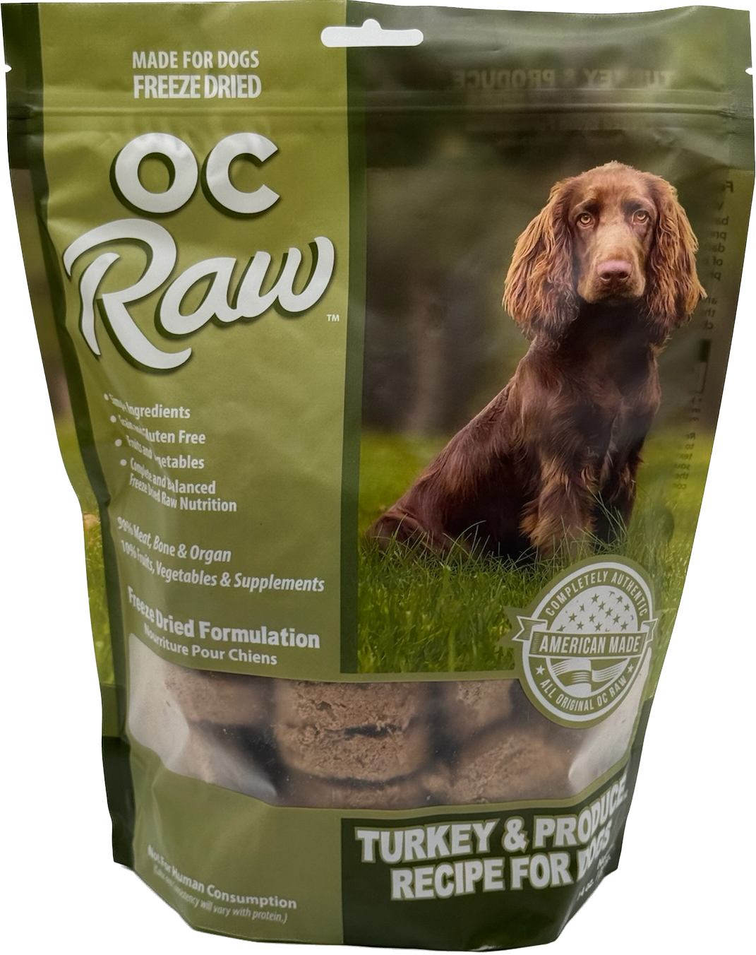 OC Raw Dog Food FD Turkey & Produce Sliders