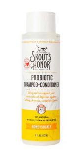 Skout's Honor Cat Probiotic Shampoo+Conditioner Honeysuckle 16oz