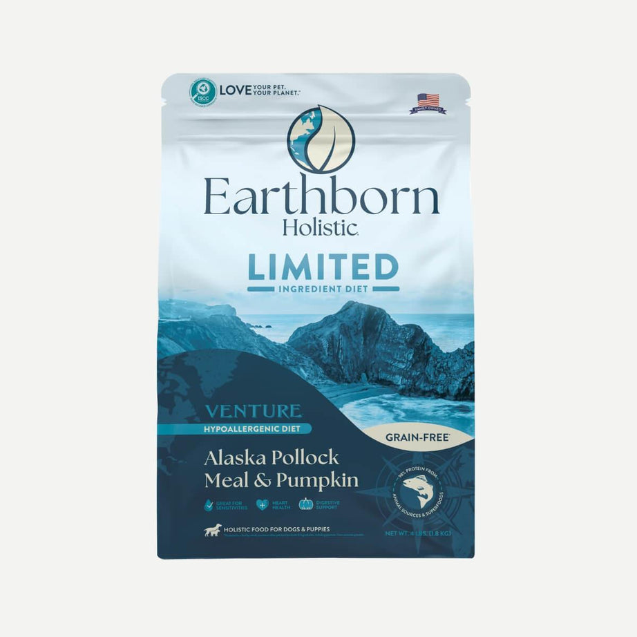 Earthborn Venture LID Alaska Pollock Meal & Pumpkin Hypoallergenic 4#