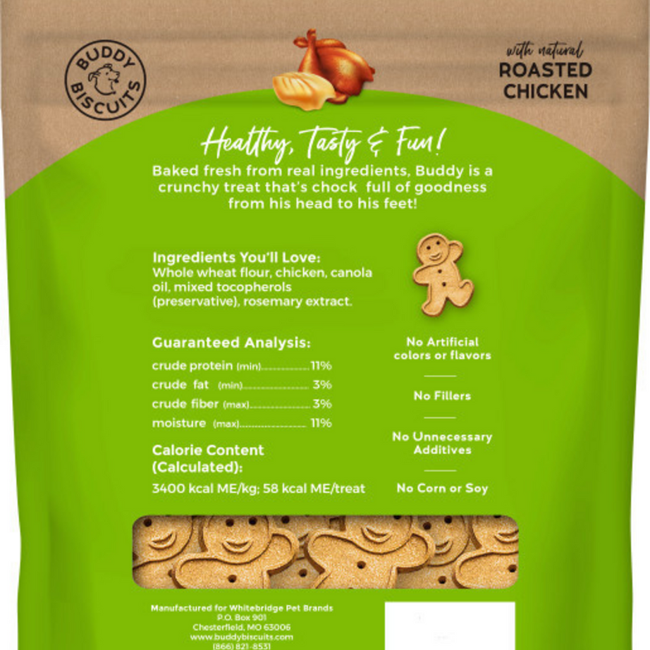 Buddy Biscuits Crunchy Roasted Chicken Dog Treats