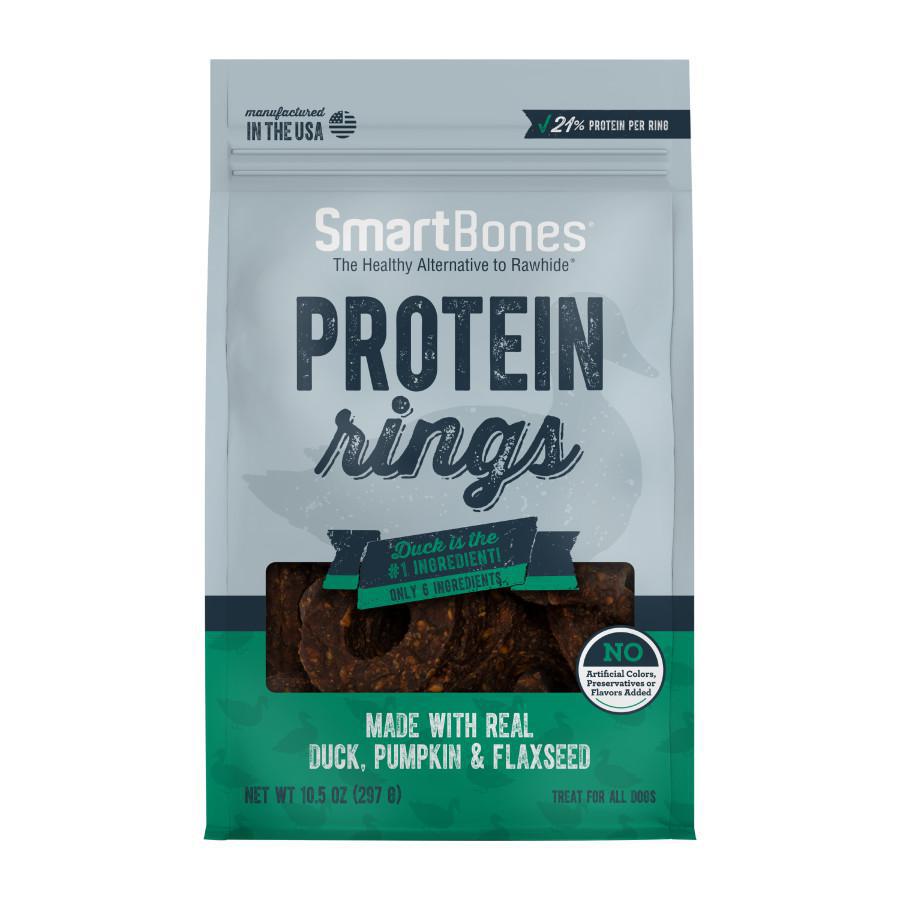 SmartBones Protein Rings Dog Treat Duck