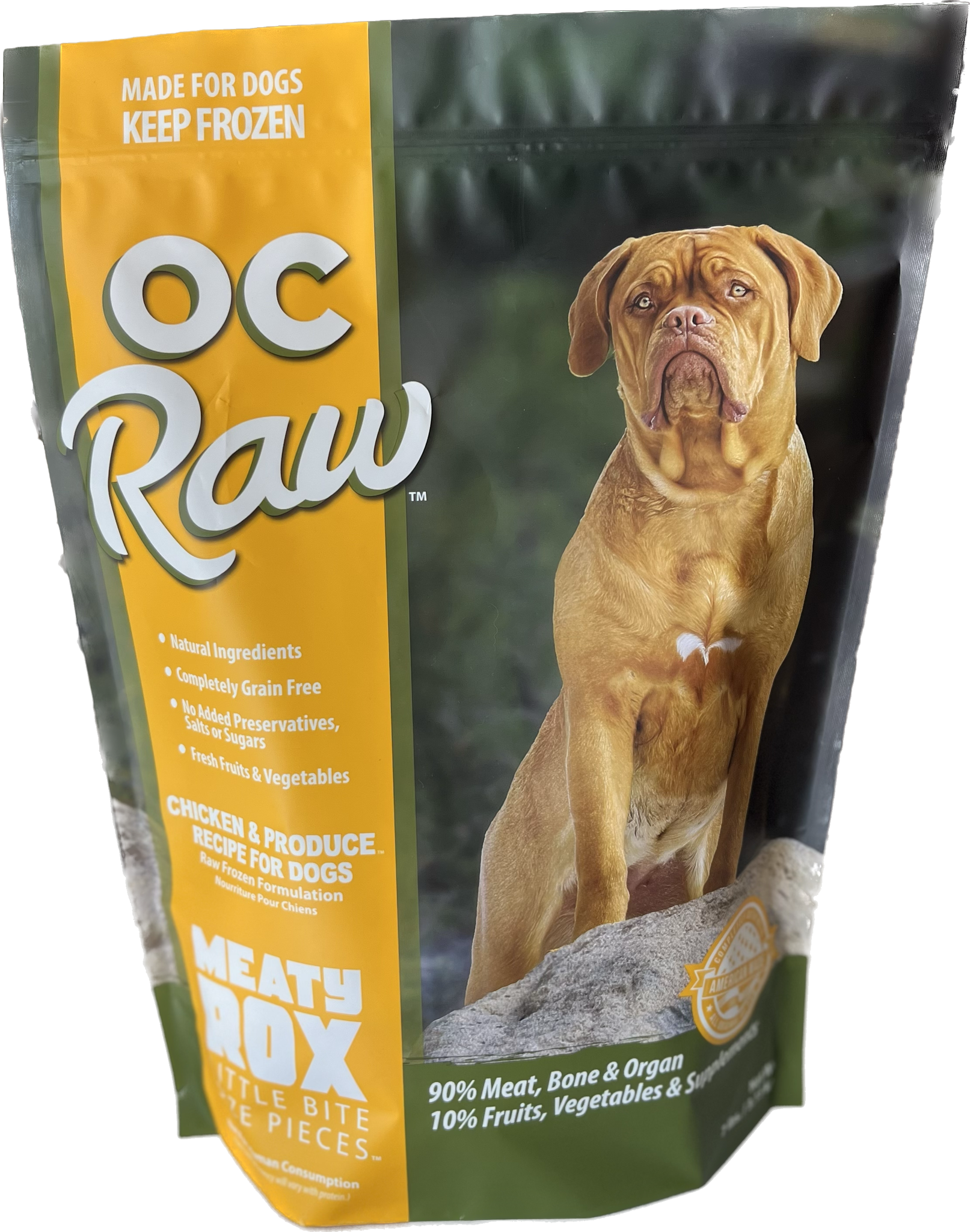 OC Raw Dog Chicken & Produce