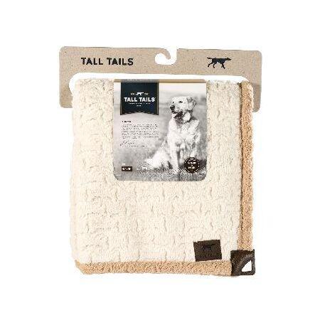 Tall Tails Blanket Micro Sherpa 30X40 Cream Bone